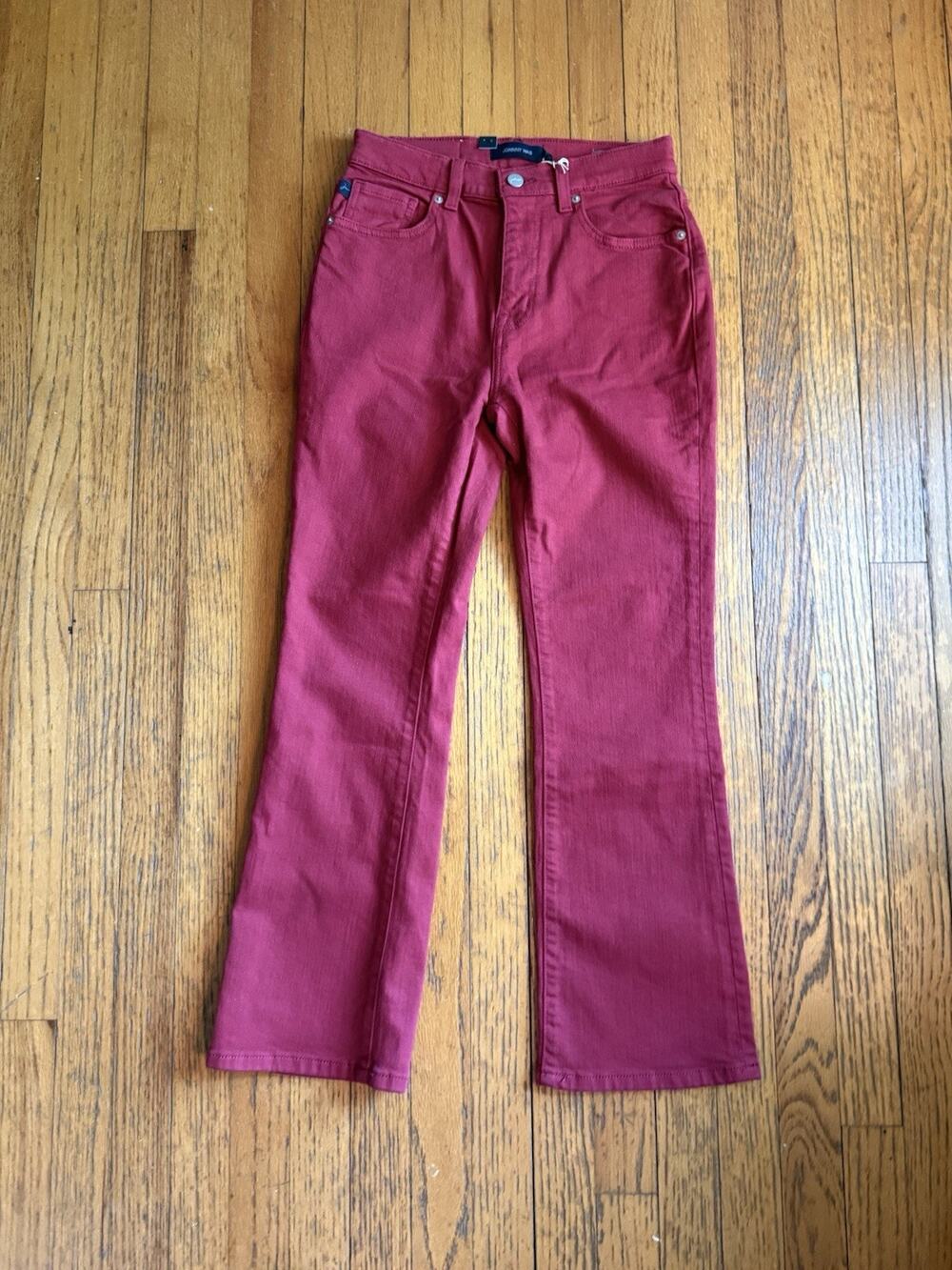 New Johnny Was Marseille Baby Boot Jeans JW1011CN8 Size 29 Cranberry